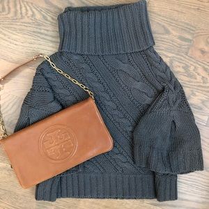 Theory chunky grey sweater